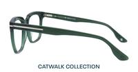 Crystal Olive London Retro Fitzrovia -53 Square Glasses - Side