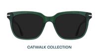 Crystal Olive London Retro Fitzrovia -53 Square Glasses - Sun