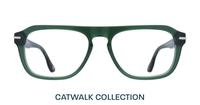 Crystal Olive London Retro Friern Square Glasses - Front