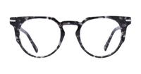 Grey Havana London Retro Goldhawk Round Glasses - Front