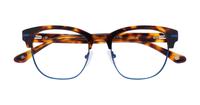 Havana London Retro Greenford Oval Glasses - Flat-lay