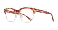 Honey Havana London Retro Greenford Oval Glasses - Angle