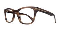 Brown Horn London Retro Hammersmith Round Glasses - Angle