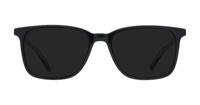 Black/Crystal London Retro Highgate Square Glasses - Sun
