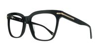 Black London Retro Jordan Rectangle Glasses - Angle