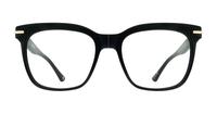 Black London Retro Jordan Rectangle Glasses - Front