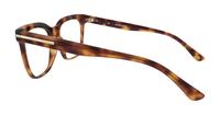 Havana London Retro Jordan Rectangle Glasses - Side
