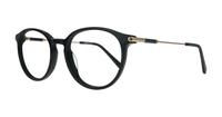 Black London Retro Kitty Round Glasses - Angle