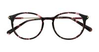 Pink Pattern London Retro Kitty Round Glasses - Flat-lay