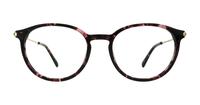 Pink Pattern London Retro Kitty Round Glasses - Front