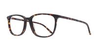 Matte Tortoise London Retro Lucas Oval Glasses - Angle