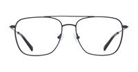 Black London Retro Randolph Square Glasses - Front