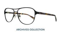 Satin Black / Havana London Retro Redford Aviator Glasses - Angle