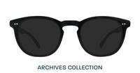 Black London Retro Reggie Round Glasses - Sun