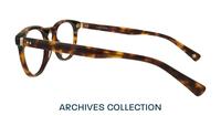 Havana London Retro Reggie Round Glasses - Side