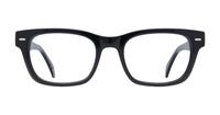 Black London Retro Sage Wayfarer Glasses - Front