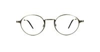 Antique Silver London Retro Sweeney Round Glasses - Front