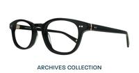 Black London Retro Walt Oval Glasses - Angle