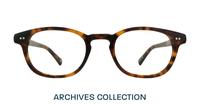 Havana London Retro Walt Oval Glasses - Front