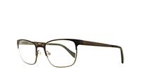 Brown Lucky Brand D300 Round Glasses - Angle