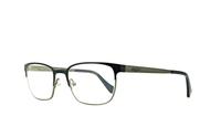 Navy Lucky Brand D300 Round Glasses - Angle