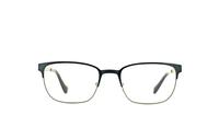 Navy Lucky Brand D300 Round Glasses - Front