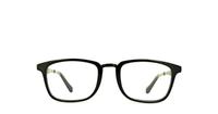 Black Lucky Brand D400 Round Glasses - Front