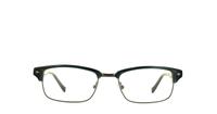 Navy Lucky Brand Emery Rectangle Glasses - Front