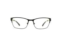 Black Lucky Brand Tides Oval Glasses - Front