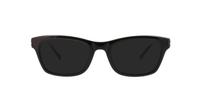 Black Lucky Brand Tropic Oval Glasses - Sun