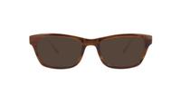 Brown Lucky Brand Tropic Oval Glasses - Sun