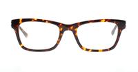 Tortoise Lucky Brand Tropic Oval Glasses - Front