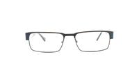 Blue Lucky Brand Vista Rectangle Glasses - Front