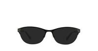 Black Lucky Brand Waves Oval Glasses - Sun
