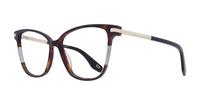 Dark Havana Marc Jacobs MARC 299 Cat-eye Glasses - Angle