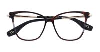 Dark Havana Marc Jacobs MARC 299 Cat-eye Glasses - Flat-lay