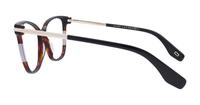 Dark Havana Marc Jacobs MARC 299 Cat-eye Glasses - Side