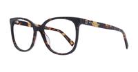 Dark Havana Marc Jacobs MARC 380 Square Glasses - Angle