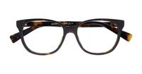 Dark Havana Marc Jacobs MARC 430 Cat-eye Glasses - Flat-lay