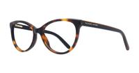 Dark Havana Marc Jacobs MARC 463 Cat-eye Glasses - Angle