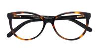 Dark Havana Marc Jacobs MARC 463 Cat-eye Glasses - Flat-lay