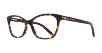 Brown Havana Marc Jacobs MARC 539 Cat-eye Glasses - Angle