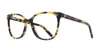 Havana/ Yellow Marc Jacobs MARC 540 Cat-eye Glasses - Angle