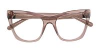 Beige / Brown Marc Jacobs MARC 649 Cat-eye Glasses - Flat-lay