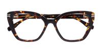 Brown Havana Marc Jacobs MJ 1071 Cat-eye Glasses - Flat-lay