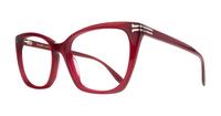 Burgundy Marc Jacobs MJ 1096 Cat-eye Glasses - Angle
