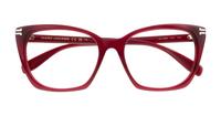 Burgundy Marc Jacobs MJ 1096 Cat-eye Glasses - Flat-lay