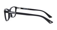 Shiny Black McQ MQ0239OP Rectangle Glasses - Side