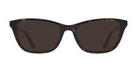 Shiny Dark Havana McQ MQ0239OP Rectangle Glasses - Sun