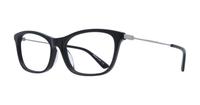 Black Ruthenium McQ MQ0254OA Rectangle Glasses - Angle